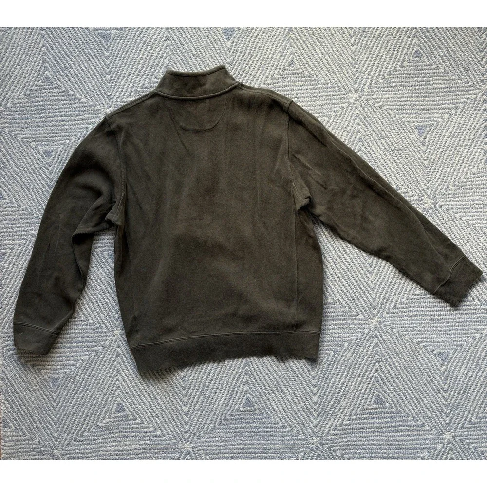 Brooks Brothers‎ 346 Quarter Zip Sweater - Green - Medium
